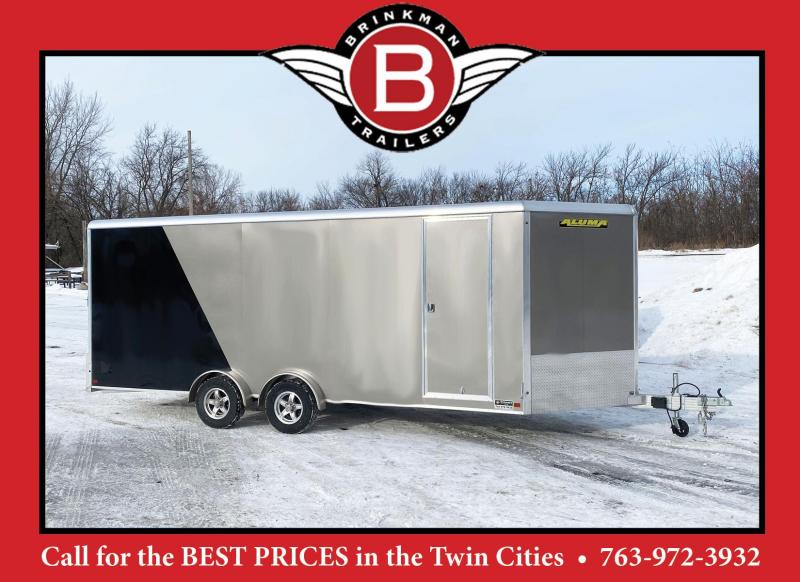 Aluma 7.5x20 Enclosed Aluminum Cargo Trailer - 7' Interior-UTV Aluma 7.5x20 Enclosed Aluminum Cargo Trailer - 7' Interior-UTV
