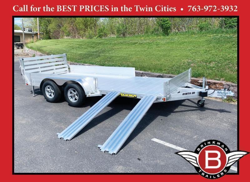 Aluma 8116TA-SR Bi-Fold Aluminum Tandem Torsion Axle Trailer - 7,000# GVWR! Aluma 8116TA-SR Bi-Fold Aluminum Tandem Torsion Axle Trailer - 7,000# GVWR!