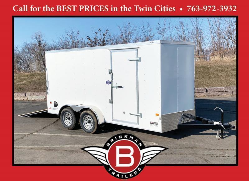 American Hauler 7x14 Enclosed Trailer -6'6" Interior - Rear Ramp!