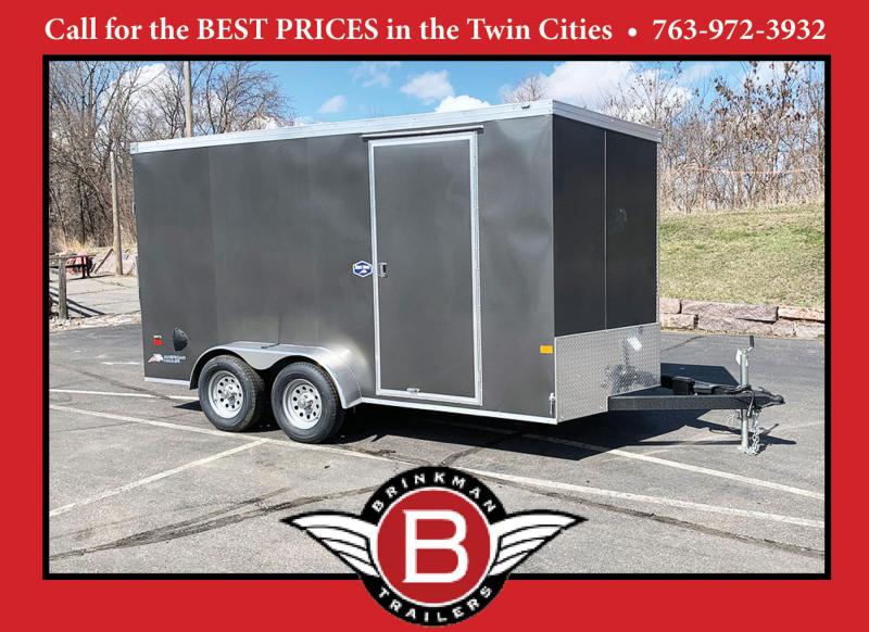 American Hauler 7x14 Enclosed Trailer - 7' Int. - Rear Ramp! American Hauler 7x14 Enclosed Trailer - 7' Int. - Rear Ramp!