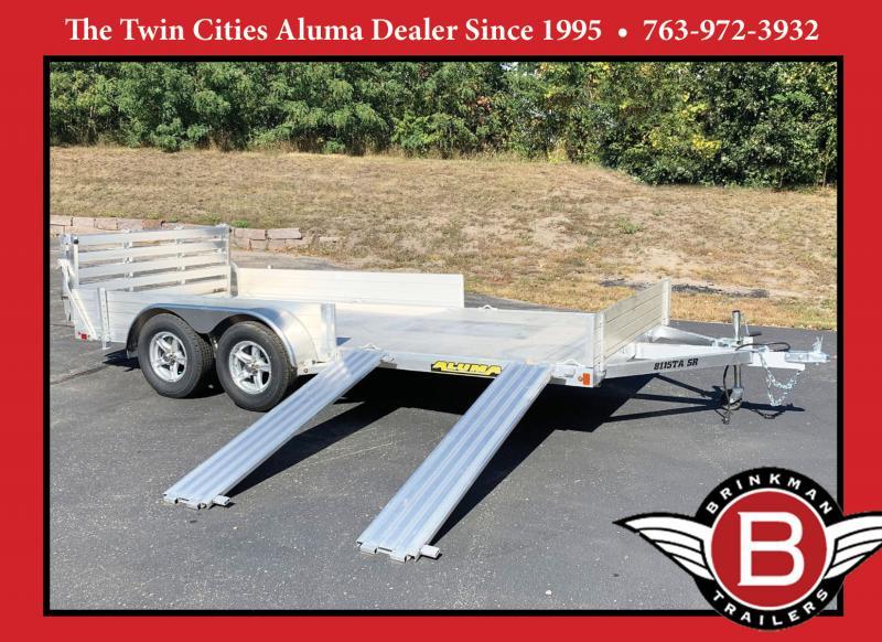 Trophy 7x14 Aluminum ATV/UTV Utility Trailer 58" Side Loading Ramps