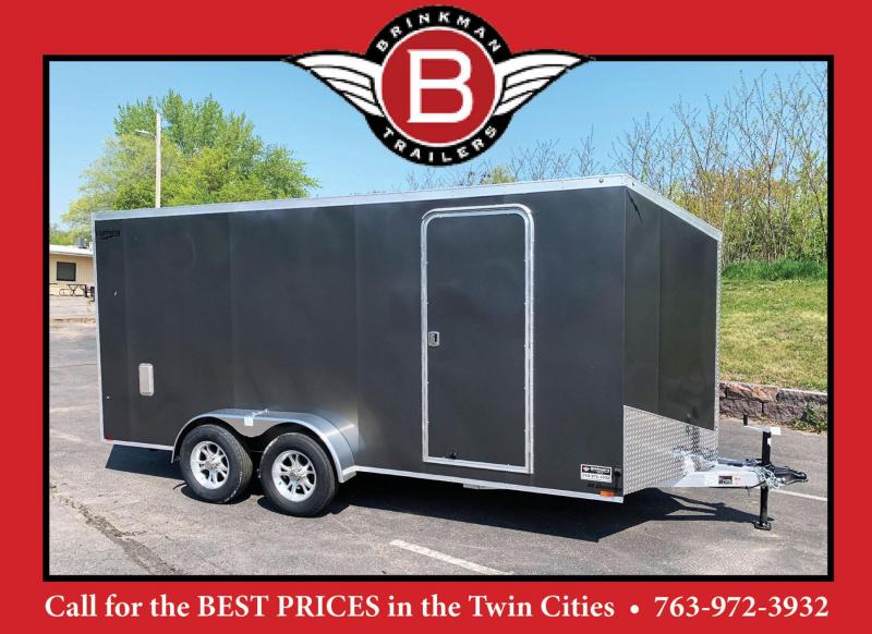 Lightning 7x16 Aluminum Enclosed Trailer - 6'8" Int. - Rear Ramp! Lightning 7x16 Aluminum Enclosed Trailer - 6'8" Int. - Rear Ramp!