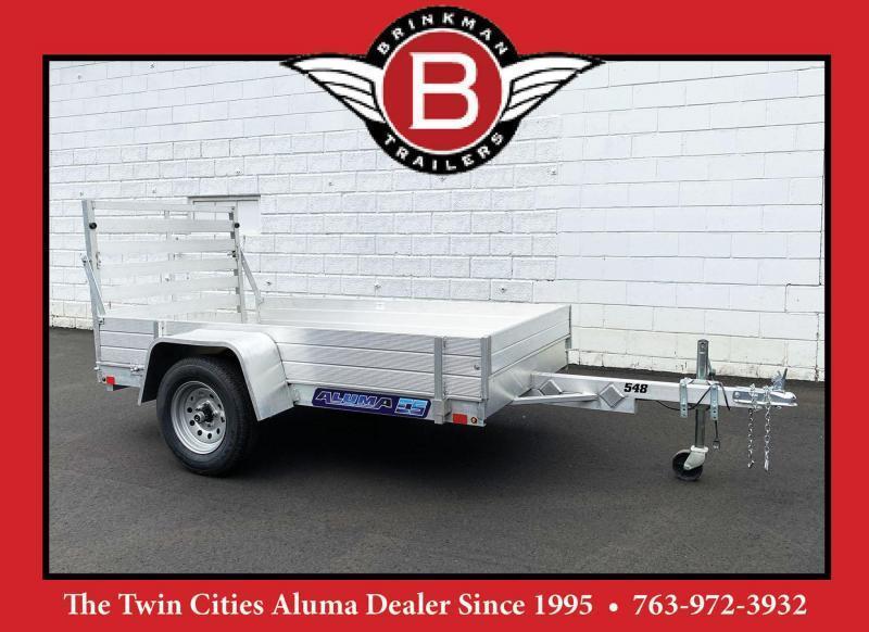 Aluma 548 Aluminum Utility Trailer w/ 12" Solid Sides! Aluma 548 Aluminum Utility Trailer w/ 12" Solid Sides!
