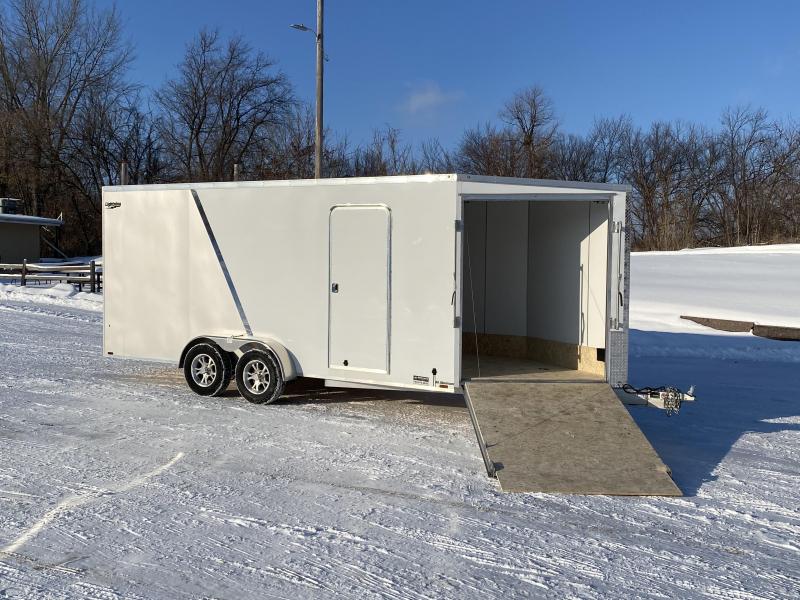 Lightning 7x23 Aluminum Enclosed Snowmobile Trailer 7' Interior UTV