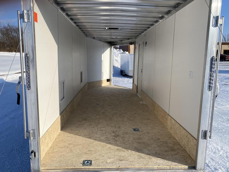Lightning 7x23 Aluminum Enclosed Snowmobile Trailer 7' Interior UTV