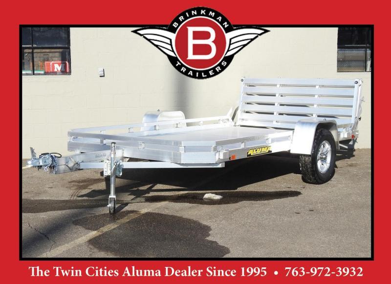 Aluma 7712H BT Aluminum Open Trailer - Bi-Fold Ramp - Great for UTV's! Aluma 7712H BT Aluminum Open Trailer - Bi-Fold Ramp - Great for UTV's!