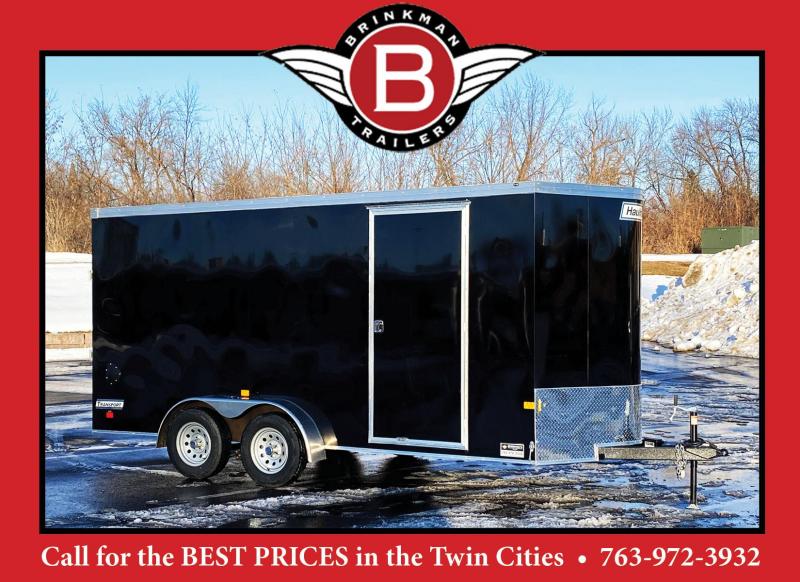 Premium Haulmark 7x16 Enclosed Trailer - 7' Interior-Rear Ramp Door Premium Haulmark 7x16 Enclosed Trailer - 7' Interior-Rear Ramp Door