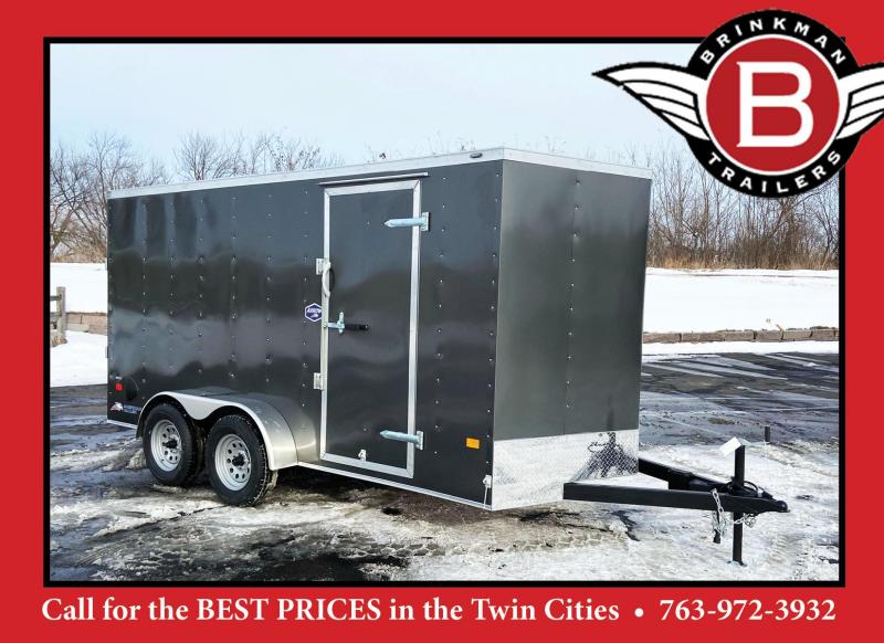 American Hauler 7x14 Enclosed Cargo Trailer - 6'6" Interior -Rear Ramp Door American Hauler 7x14 Enclosed Cargo Trailer - 6'6" Interior -Rear Ramp Door