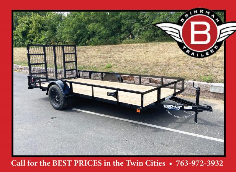 Top Quality Top Hat 77" x 14' Utility Trailer w/ Ramp Top Quality Top Hat 77" x 14' Utility Trailer w/ Ramp