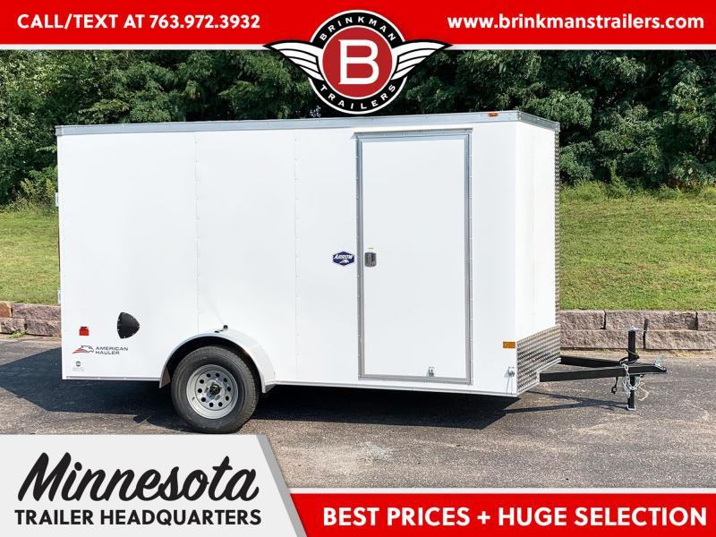American Hauler 6x12 Enclosed Trailer - 6'6" Int. - Rear Ramp EzJ9xQxpj8hc
