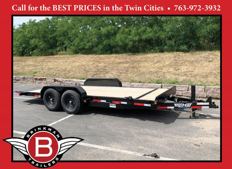 CLEARANCE Heavy Duty Top Hat 83x20 Tilt Bed Trailer 14,000 GVWR