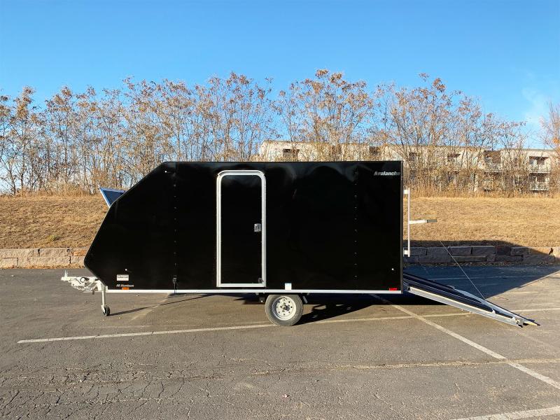 Lightning 8.5x13 Aluminum Enclosed TwoPlace Snowmobile Trailer with
