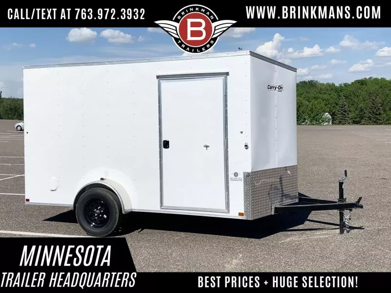 Carry-On 6x12 Enclosed Trailer - Rear Ramp  xMXzGqetv8em