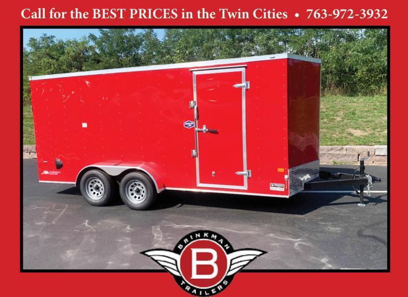 American Hauler 7x16 Enclosed Trailer 6'6" Int. Rear Ramp