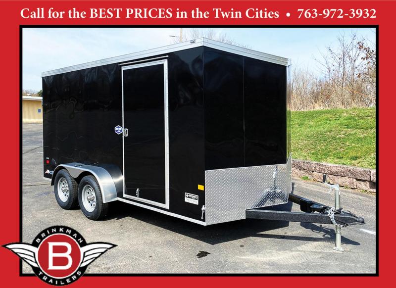 Deluxe American Hauler 7x14 Enclosed Trailer - Rear Ramp! Deluxe American Hauler 7x14 Enclosed Trailer - Rear Ramp!