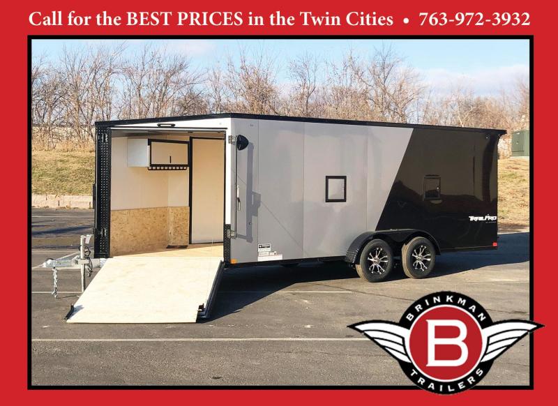 Deluxe Formula 7x23 (18'+5'V) Aluminum Enclosed Snowmobile Trailer Deluxe Formula 7x23 (18'+5'V) Aluminum Enclosed Snowmobile Trailer
