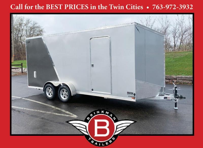Lightning 7x18 Aluminum Enclosed Trailer - 7'3" Int. - Rear Ramp! Lightning 7x18 Aluminum Enclosed Trailer - 7'3" Int. - Rear Ramp!