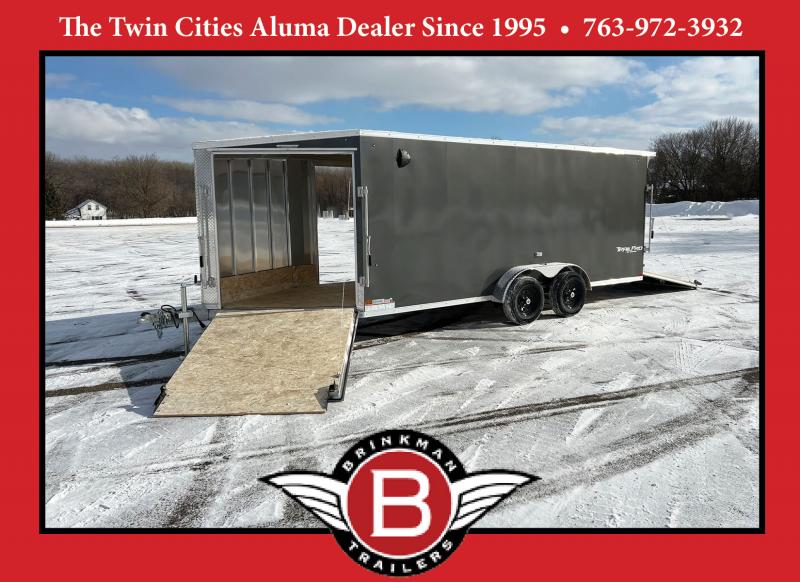 Formula 7x23 (18'+5'V) Aluminum Enclosed Snowmobile Trailer Formula 7x23 (18'+5'V) Aluminum Enclosed Snowmobile Trailer