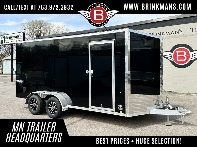 Formula 7x16 Triumph Enclosed Aluminum Trailer - 7' Int. - Rear Ramp Door! YUj0Jks8b3ma