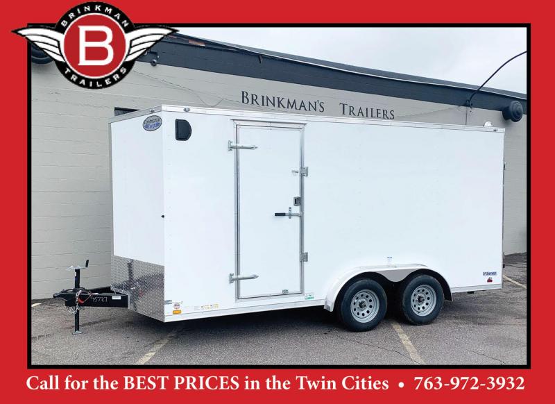 Continental 7.5x16 Enclosed Trailer - 7' Int. - Rear Ramp! Continental 7.5x16 Enclosed Trailer - 7' Int. - Rear Ramp!