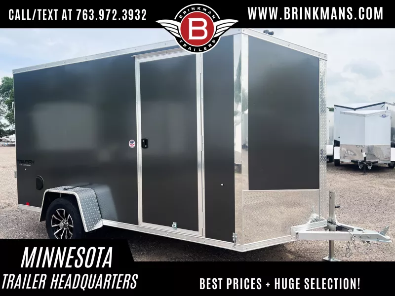 Formula 6x12 Triumph Aluminum Enclosed Cargo  Trailer - Rear Ramp!