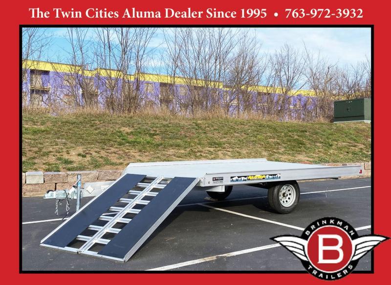 Aluma 8612DH Aluminum Snowmobile ATV Trailer! Snowmobile Trailers For