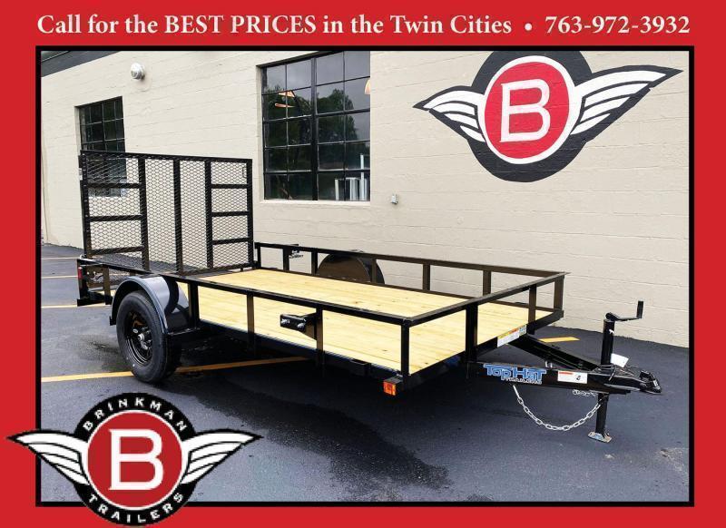 Top Quality Top Hat 77x12 Utility Trailer - Rear Ramp! Top Quality Top Hat 77x12 Utility Trailer - Rear Ramp!