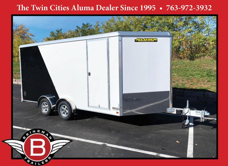 Aluma 7.5x16 Aluminum Enclosed UTV Trailer - 7' Int. - Rear Ramp! Aluma 7.5x16 Aluminum Enclosed UTV Trailer - 7' Int. - Rear Ramp!