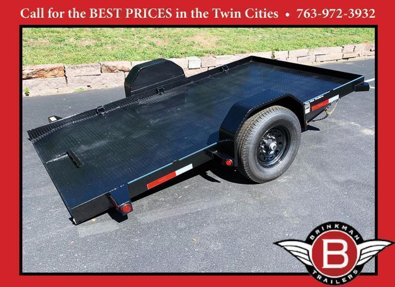 Heavy Duty Top Hat 80x12 Scissor Lift Tilt Bed Trailer 7K GVWR