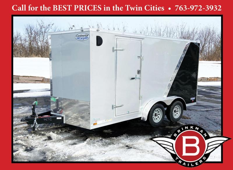 Continental 7.5x14 Enclosed Cargo Trailer - 6'6" Interior - Rear Ramp Continental 7.5x14 Enclosed Cargo Trailer - 6'6" Interior - Rear Ramp