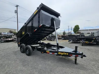 2027 Big Tex Trailers 14TD - Heavy Duty Telescopic Dump - 14C4A-BK (83 x 14)