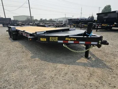 2027 Big Tex Trailers 16EH - Super Duty Tandem Axle Seamless I-Beam Equipment (83 x 24)