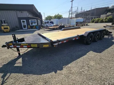 2027 Big Tex Trailers 21EH - Super Duty Triple Axle Seamless I-Beam Equipment 24D3A (83 x 24)