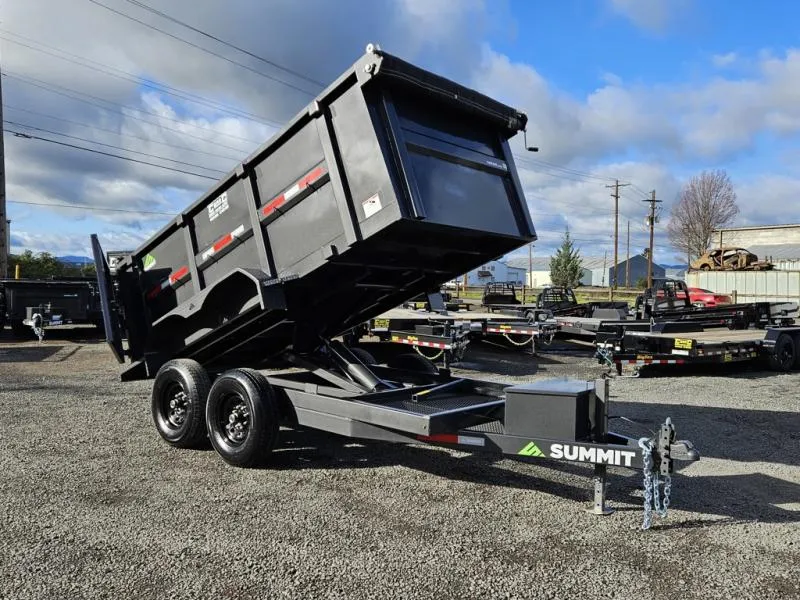 2026 Summit Cascade 6X12 TA High Side Dump 14K