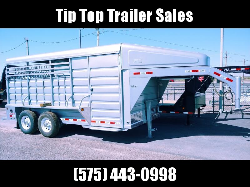 2021 GR Trailers 6.8' x 16' Gooseneck Tamden Axle Stock Trailer (BFST6816W14LR) Livestock Trailer 2021 GR Trailers 6.8' x 16' Gooseneck Tamden Axle Stock Trailer (BFST6816W14LR) Livestock Trailer