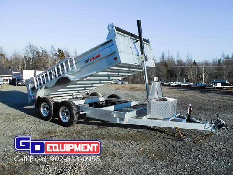 2021 K Trail 6 x 12 Dump - 10000 LB Galvanized 2021 K Trail 6 x 12 Dump - 10000 LB Galvanized