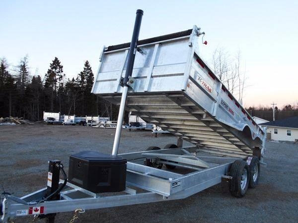 2021 K Trail 80 x 16 Dump trailer - 14000 LB Galvanized 2021 K Trail 80 x 16 Dump trailer - 14000 LB Galvanized