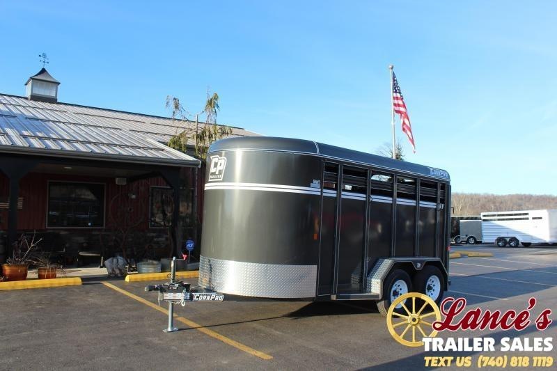 2021 CornPro 14' Horse Package Livestock Trailer 2021 CornPro 14' Horse Package Livestock Trailer