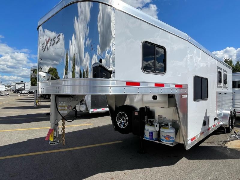 ***DEMO **2023 Exiss 2 Horse Slant Load LQ Horse Trailer Lances