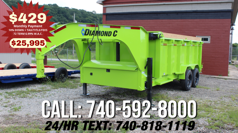 2022 Diamond C 14' High Side Dump Trailer 2022 Diamond C 14' High Side Dump Trailer