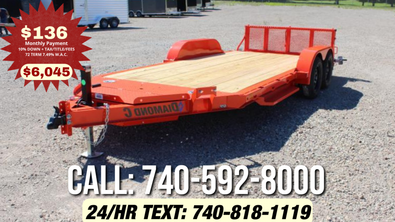 2022 Diamond C 16' Open Car / Buggy Hauler 2022 Diamond C 16' Open Car / Buggy Hauler