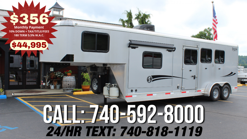 2019 Shadow 3 Horse Slant Load Slide-Out LQ Horse Trailer 2019 Shadow 3 Horse Slant Load Slide-Out LQ Horse Trailer