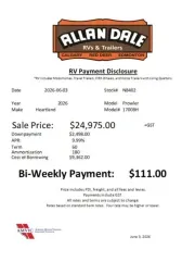 new Travel Trailers Heartland  for sale, in Balzac, AB Thumbnail 33