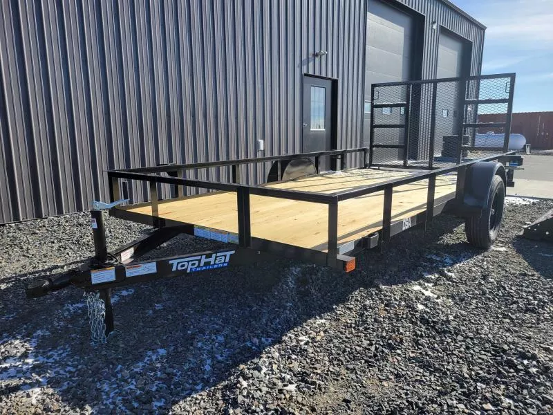 2026 Top Hat Trailers 14x77" DSA  Utility Trailer 218hBQvze8e2