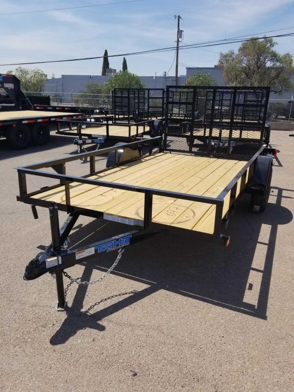 2023 Top Hat Trailers DSA 12 Utility Trailer El Paso TX Trailer Sales Desert Haven Trailer Co.