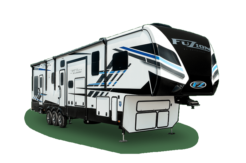 2022 Keystone RV Fuzion 424 44 ' Toy Hauler RV Lightweight Travel