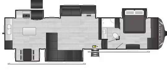 new Fifth Wheel Trailers Keystone RV Alpine Avalanche Edition for sale, in Marlette, MI Thumbnail 2
