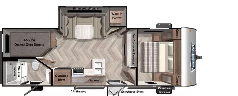 used Travel Trailers Forest River Salem Cruise Lite for sale, in Marlette, MI Thumbnail 2