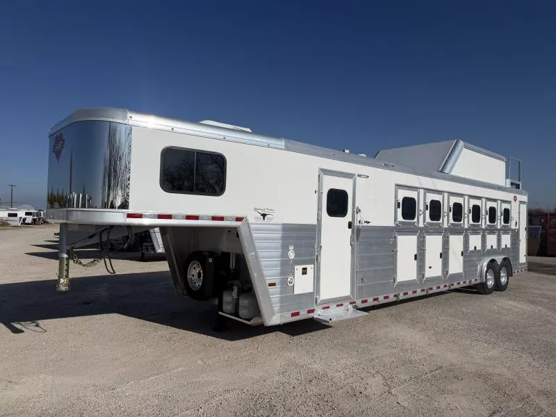 2024 Hart Trailers 6H Smarttack 8' SW Jackpot LQ Horse Trailer