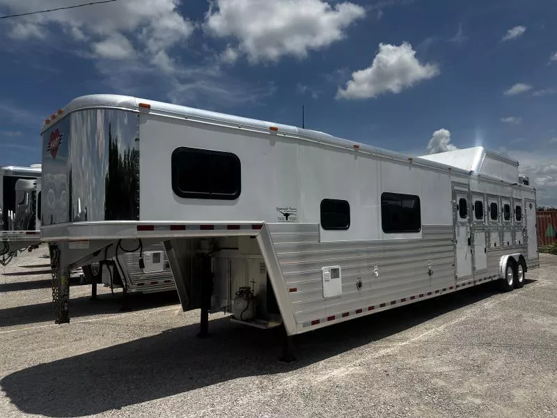 2019 Hart Trailers 5H 13'6 SW Left Hand Tack Horse Trailer